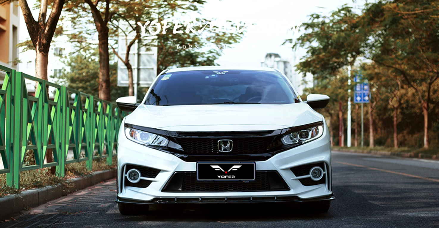 Honda Civic 10th Gen 2016 Body Kit Front Lip