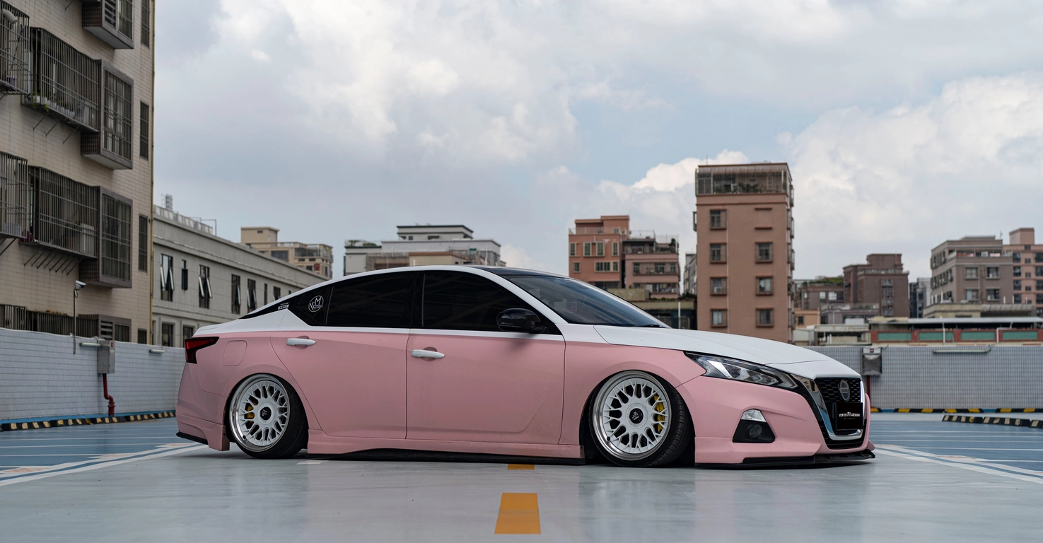 Nissan Altima 2019 Style A Body Kit Side Skirt Side Skirt Right View