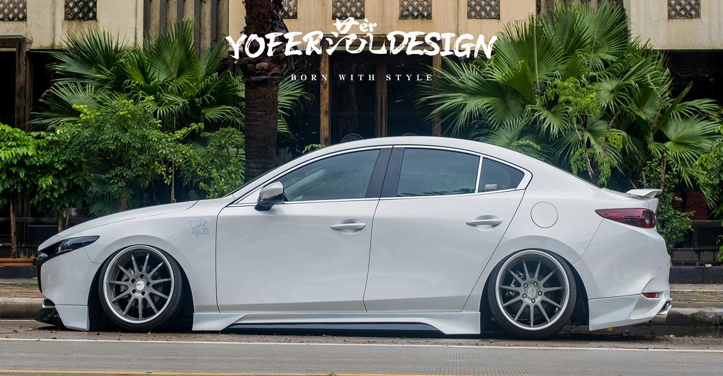 Mazda 3 Series 2020 Body Kit Side Skirt