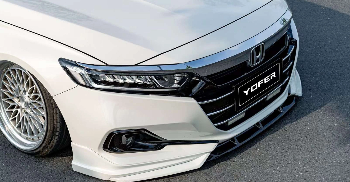 Honda Accord 10th Gen Restyling 2021 Body Kit Front Lip View