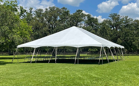 40x50 White Frame Tent