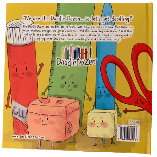Thumbnail: Doodle Dozen Let's Get Doodling at School - Hardcover