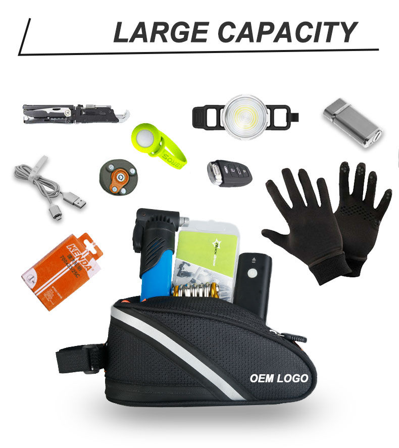 Miniatura: Cycling Pocket MTB Road Bicycle Accessories Bike Top Tube Front Frame Bag