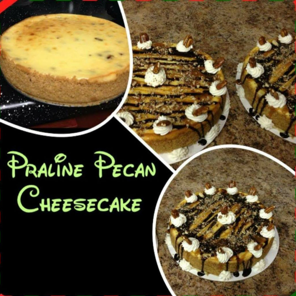 Praline Pecan Cheesecake