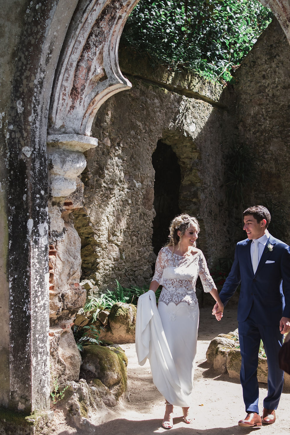 Monserrate Ruins Wedding Portugal