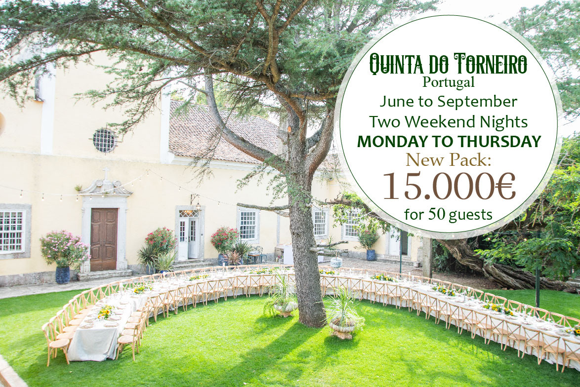 Quinta do Torneiro - Wedding Package Weekend - May, June and October