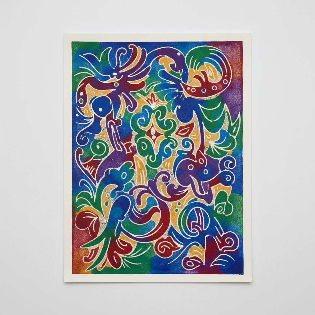 Haitian Art Print