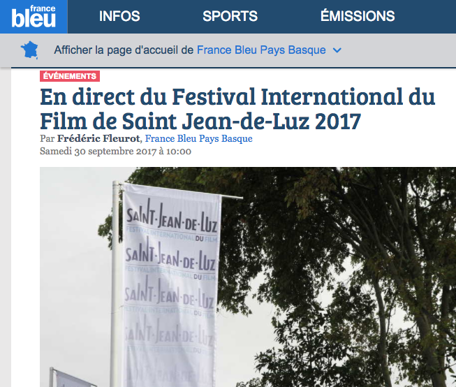 France Bleu 30 septembre 2017