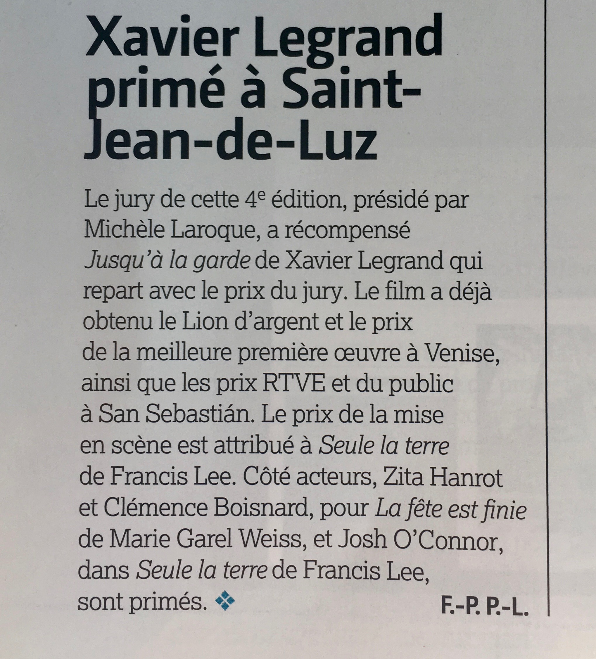 Le Film Français - 13 octobre 2017