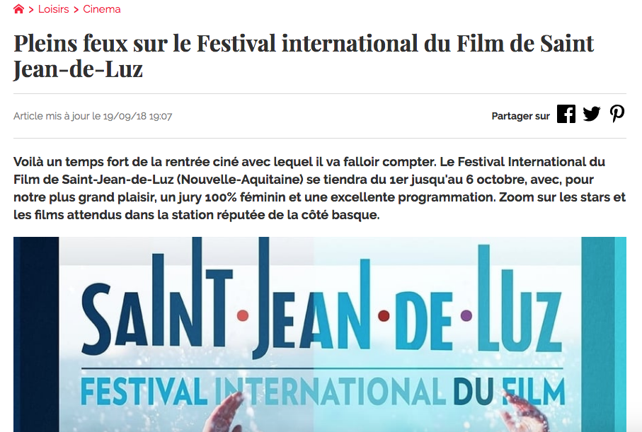 19-09-2018 Le Journal des Femmes