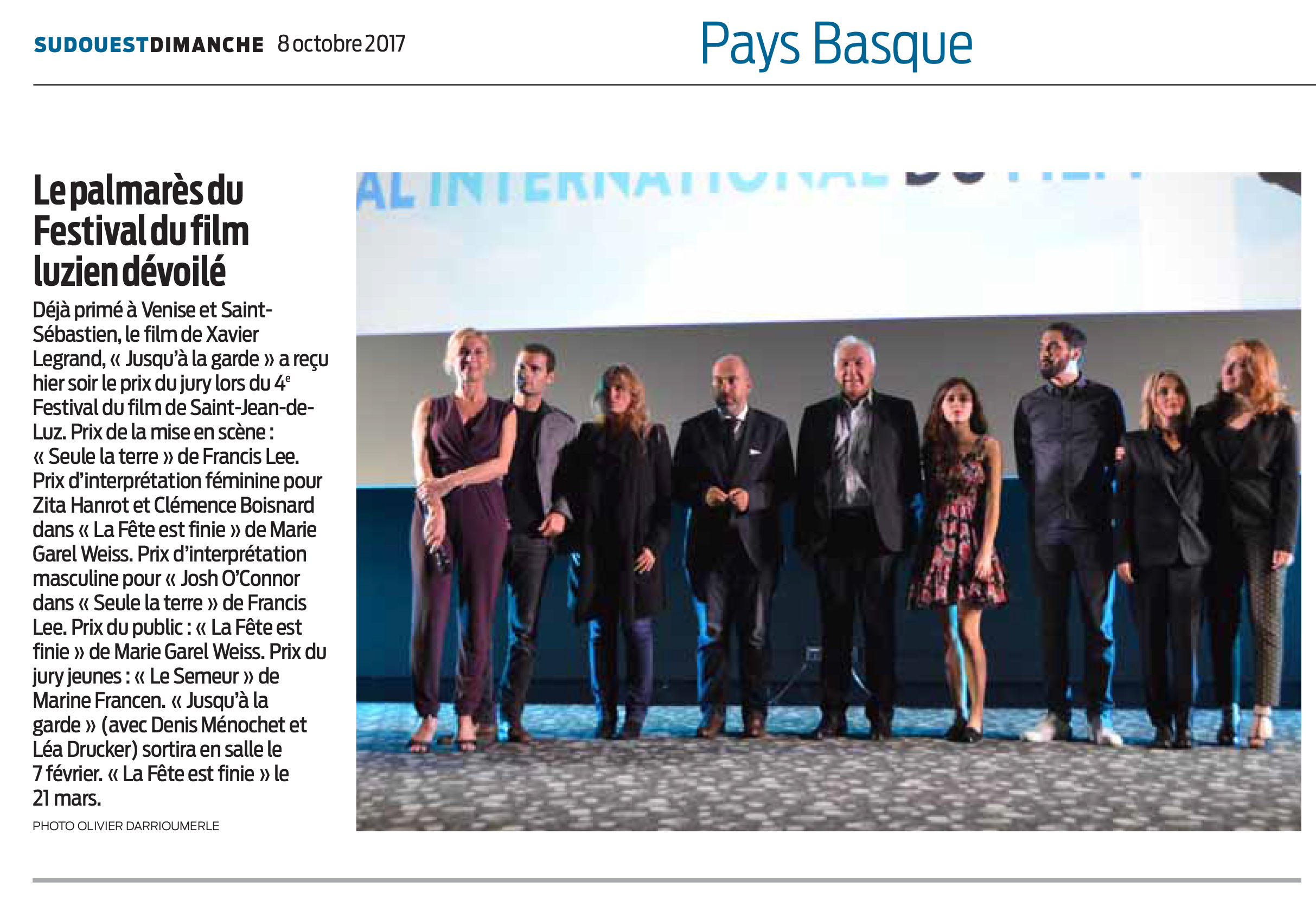 Sud Ouest - 8 octobre 2017