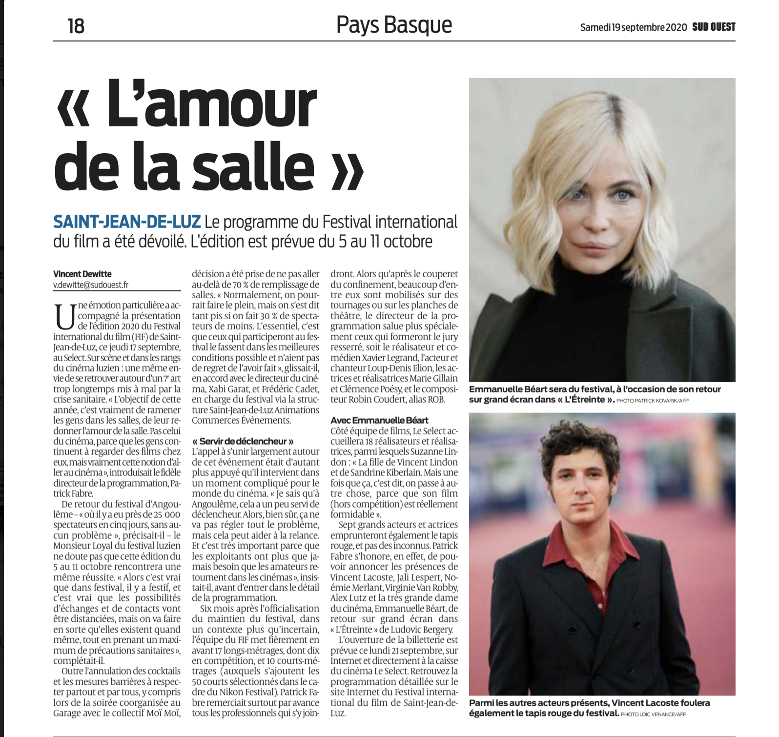 SUD OUEST 19-10-2020