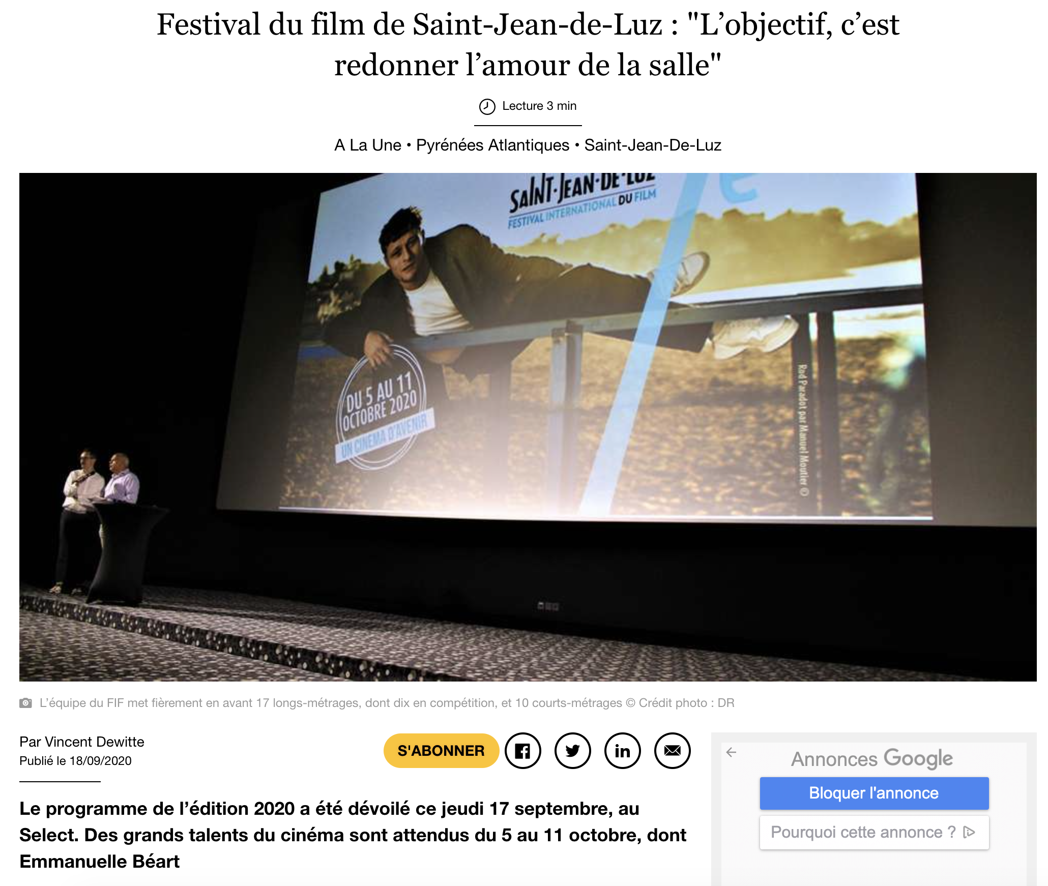 Sud-Ouest 16-09-20