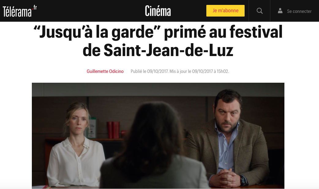 Télérama - 9 octobre 2017