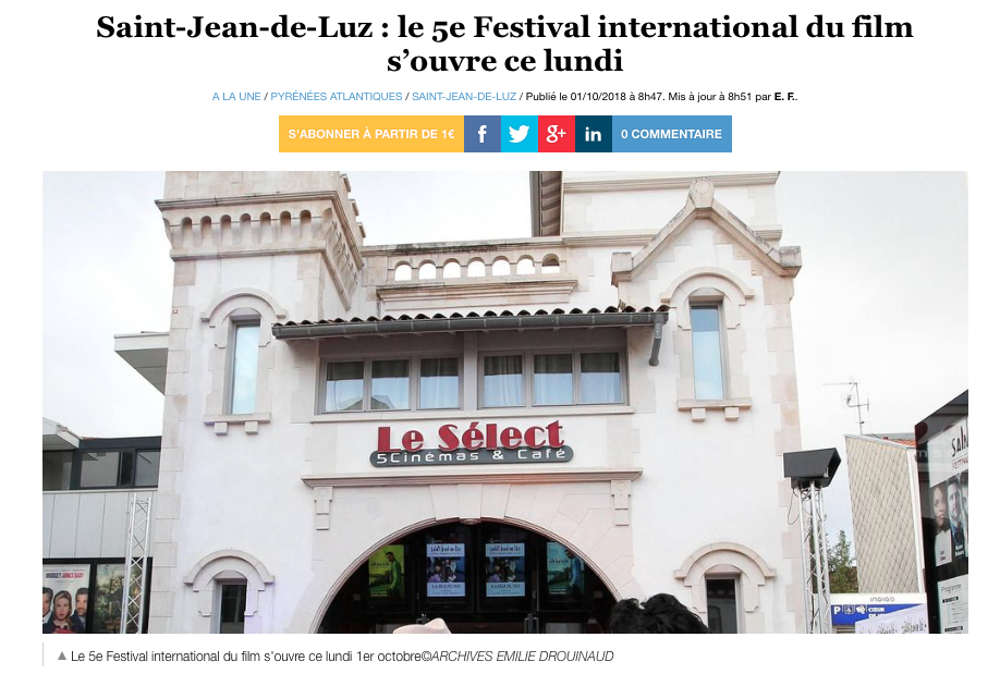 01-10-2018 - Sud Ouest