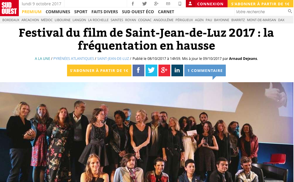 Sud Ouest - 9 octobre 2017