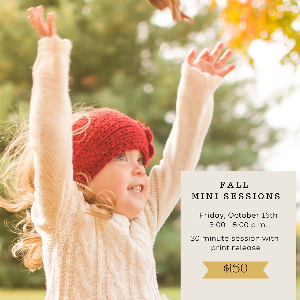Fall Mini Session 30 Minutes/$150 (1)