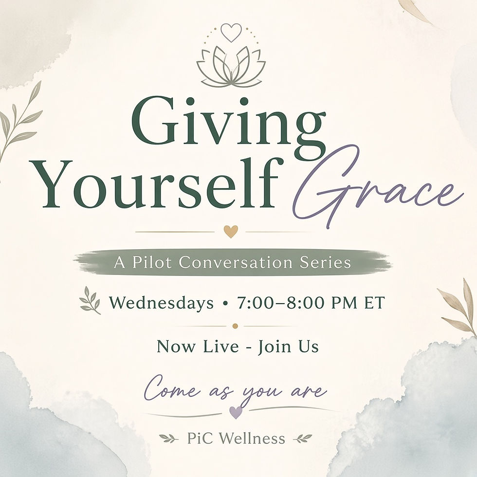 Giving Yourself Grace