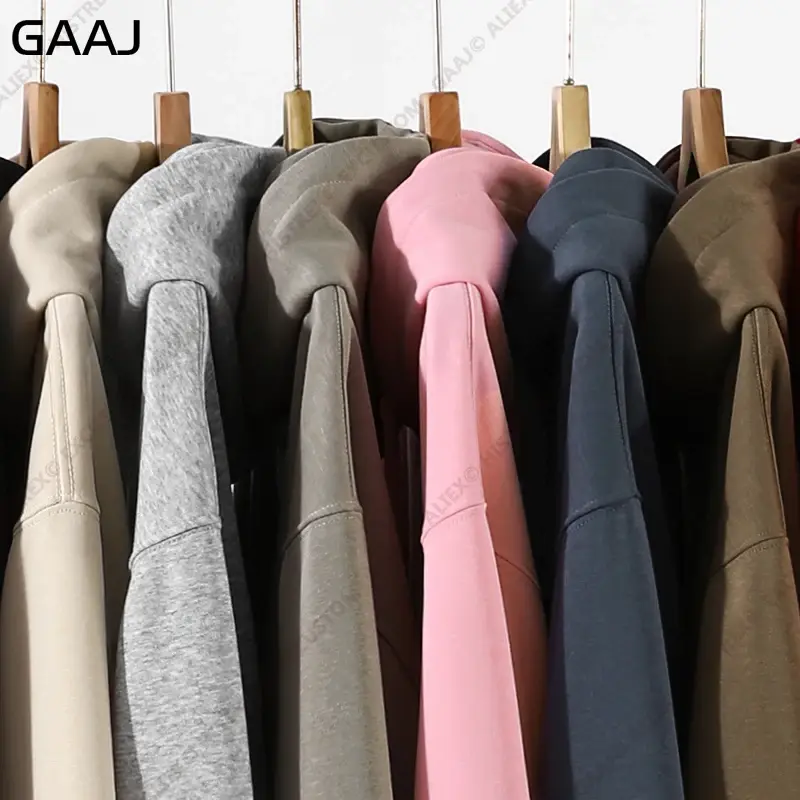 Thumbnail: High Quality Custom Hoodie Cotton Sweatshirt Print Embroidery Brand Logo Text