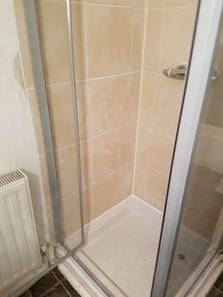 Shower tile replacement