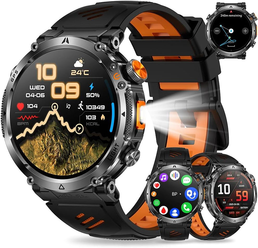 Thumbnail: GPS Smart Watch with Health Monitoring