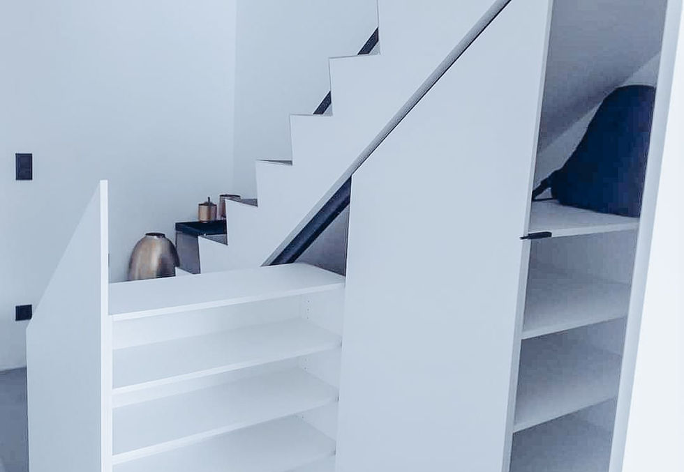 Schuine kasten, maatkasten