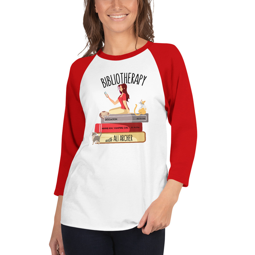 Bibliotherapy Baseball T