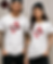 weißes Unisex T-Shirt Vorderansicht Paar T-Shirt Provokanter Spruch Lustiger Spruch
