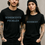 Miniaturbild: Couple T-Shirts Paar T-Shirts mit Spruch in den Farben Schwarz und Weiß