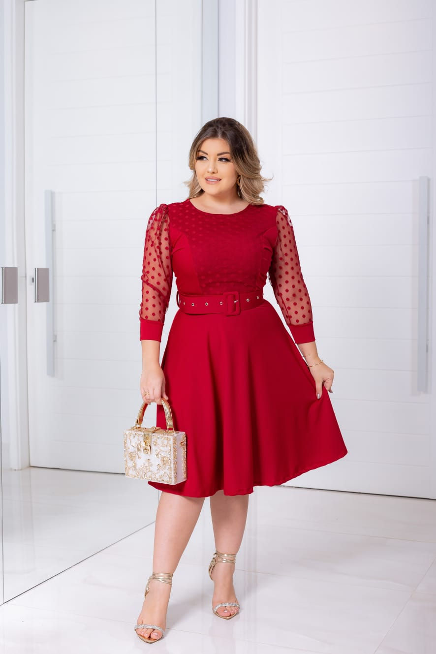 Vestido Merari vermelho