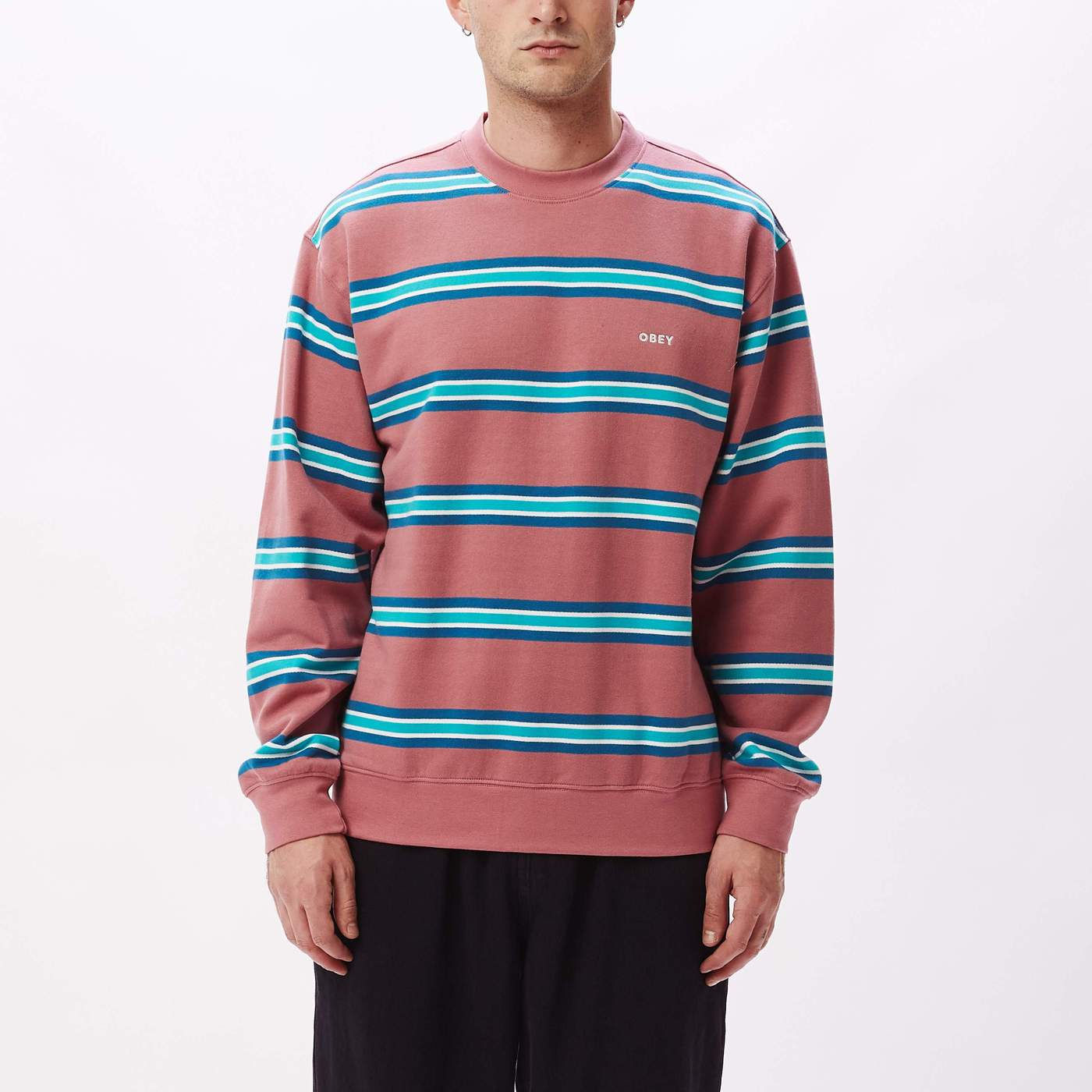 FELPA GIROCOLLO OBEY