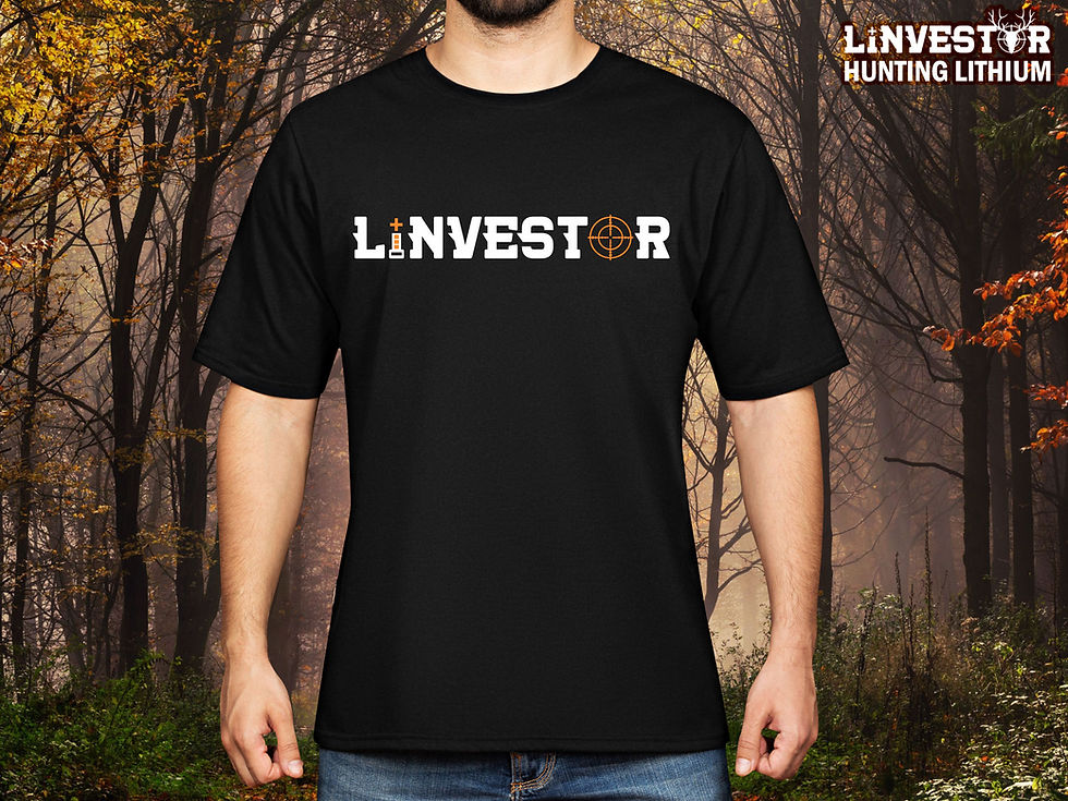 Thumbnail: Hunting Lithium - Black T-Shirt