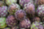 Pile of green and purple Italian Artichokes at the farmers market.jpg