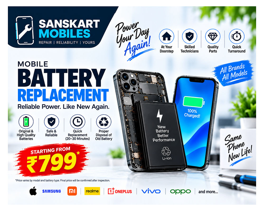 i phone battery replacement in coimbatore