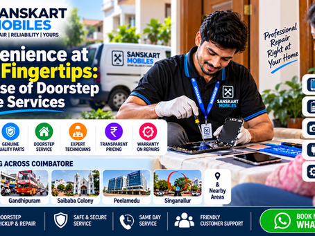 Boost Your Doorstep Mobile Repair Bookings in Coimbatore with These Simple Strategies