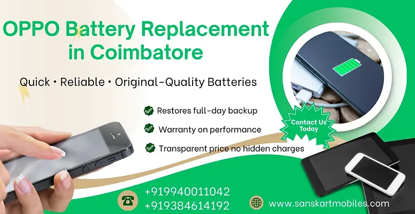 OPPO N3 Battery Replacement in Coimbatore