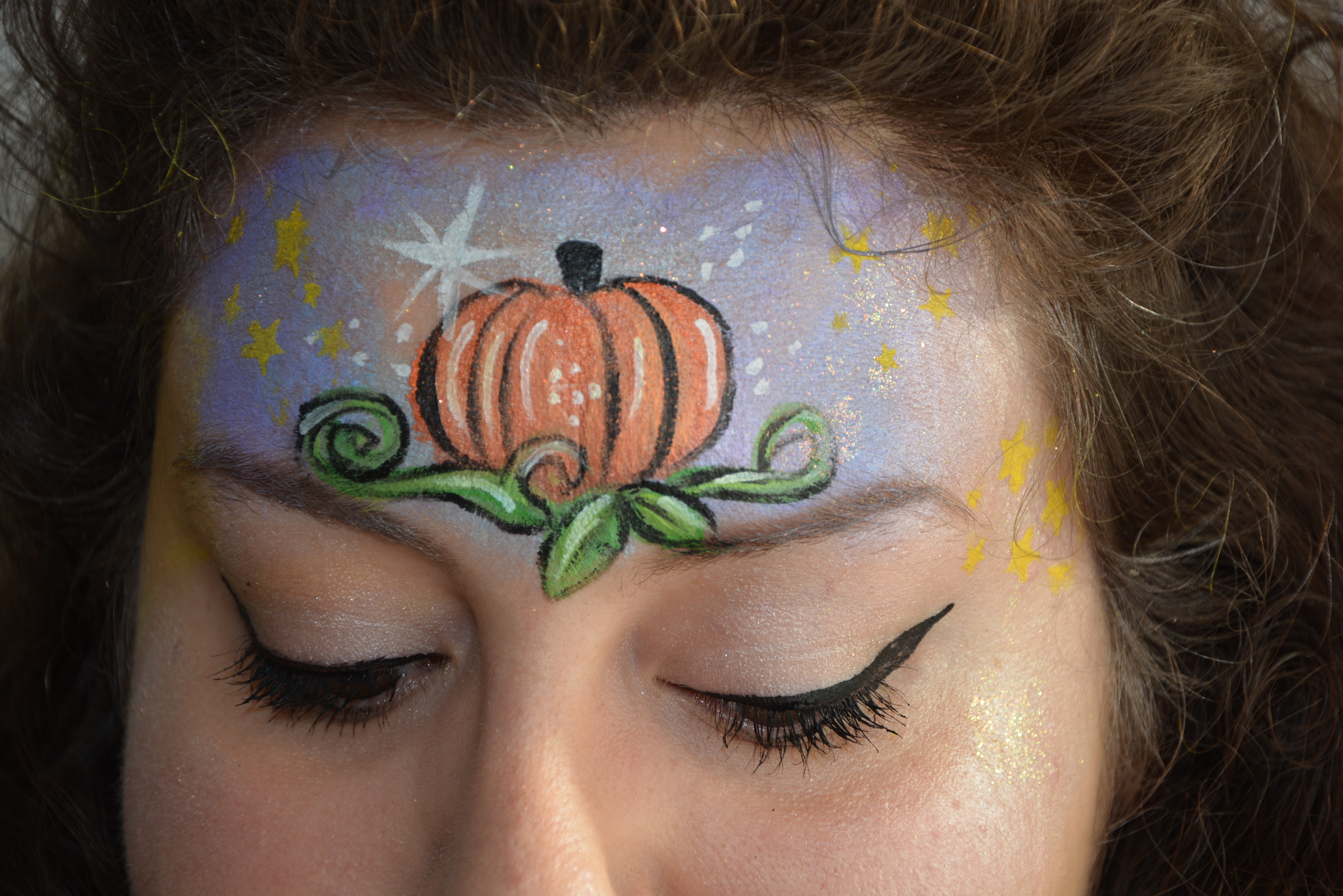 Pumpkin maquillage halloween citrouille