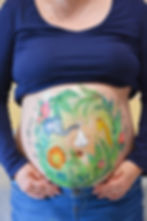 Belly painting Jungle