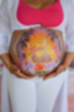 Belly painting Antille