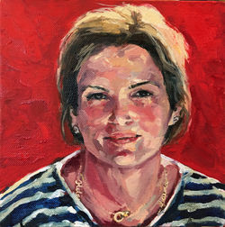 Juliana (Oil on canvas 20x20, 2019)