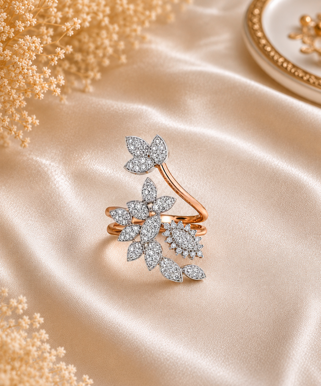 Sposa Wildflower Cluster Ring