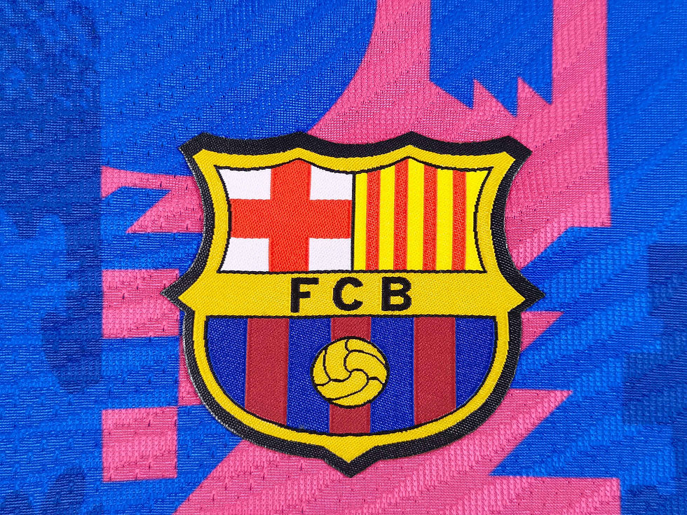 Miniatura: Barcelona Azul/Vermelha 21/22 | Versão Jogador