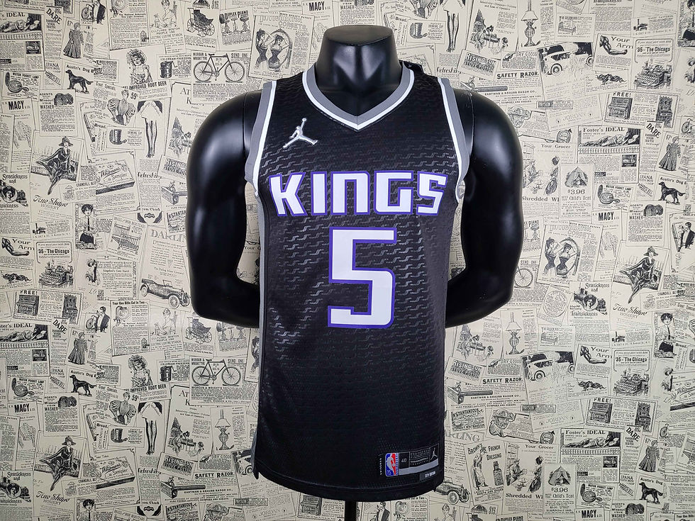 Miniatura: Sacramento Kings Preta | NBA Jordan Versão Limitada