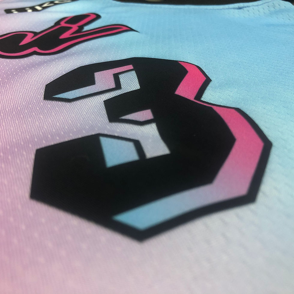 Miniatura: Miami Heat Degradê Rosa e Azul | NBA