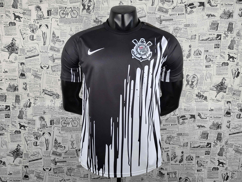 Miniatura: Corinthians Treino Preta/Branca 21/22