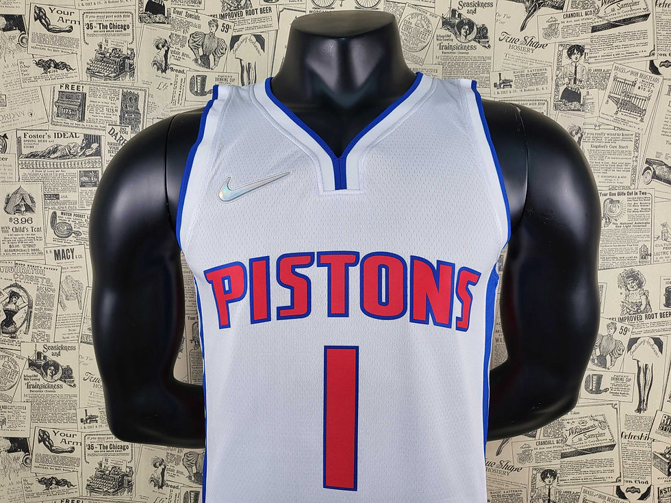 Miniatura: Detroit Pistons Branca | NBA 75º Aniversário