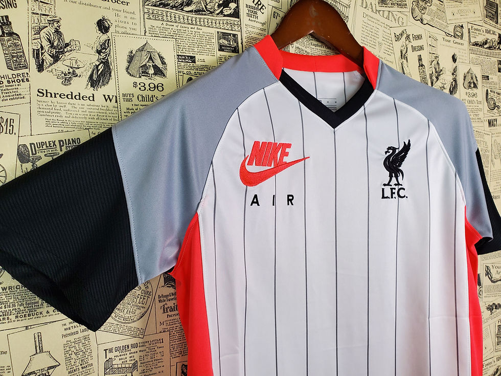Miniatura: Liverpool Branca/Cinza/Vermelha 20/21