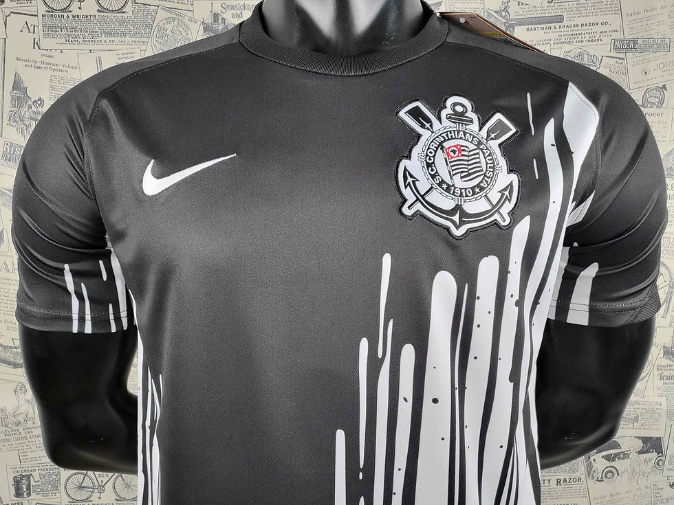 Miniatura: Corinthians Treino Preta/Branca 21/22