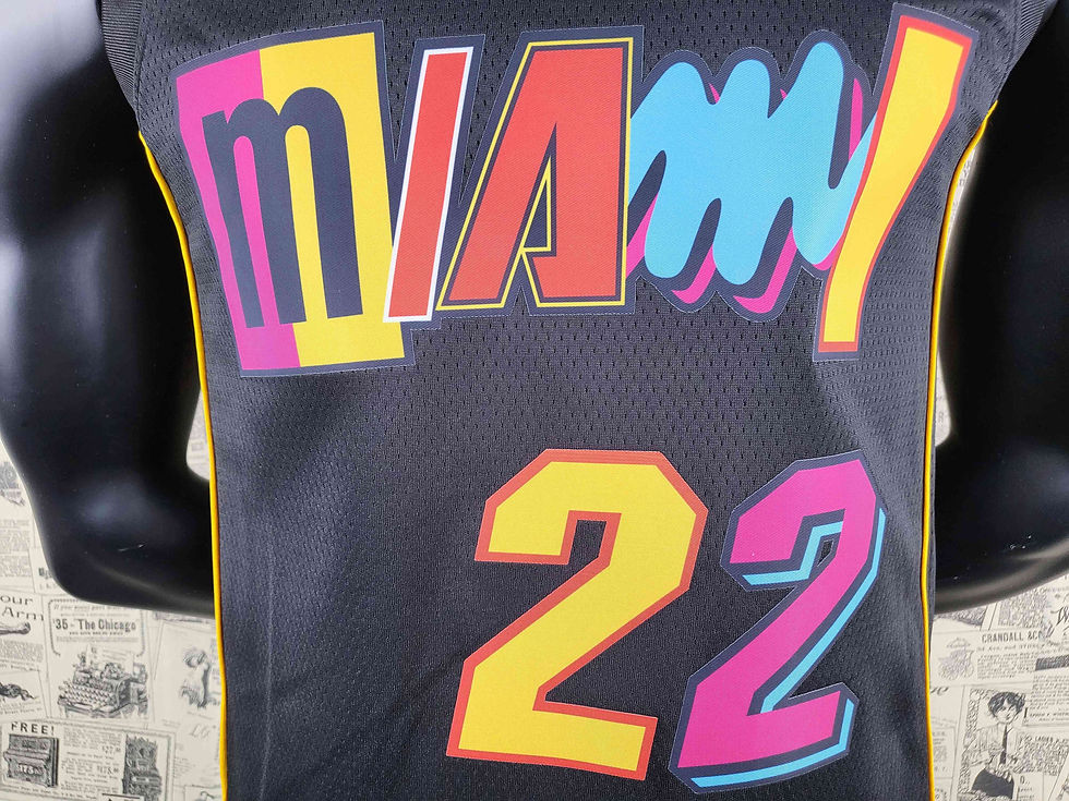 Miniatura: Miami Heat Preta | NBA 2022 Versão Cidade