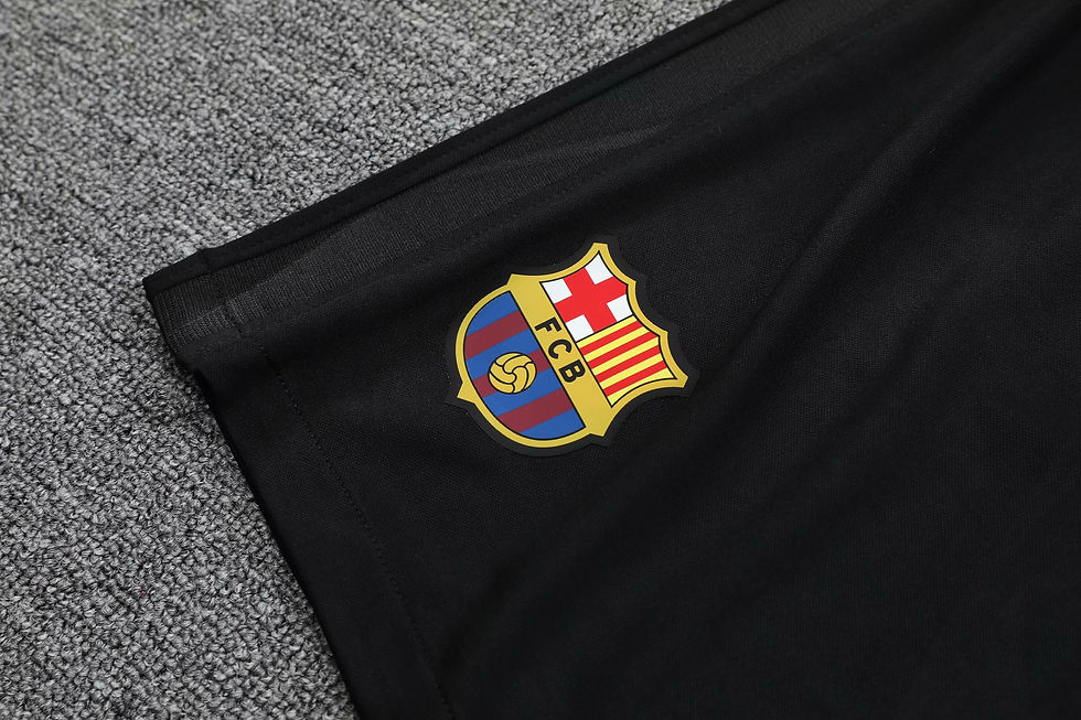 Miniatura: Barcelona manga longa 2020/21 Preta